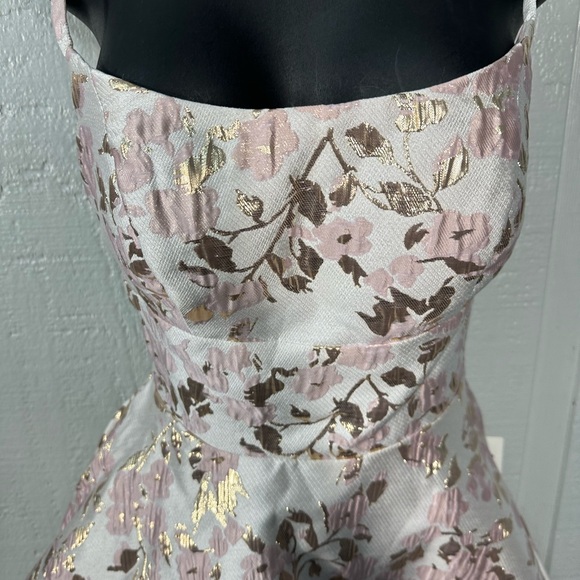 B Darlin Juniors' Lace-Up A-Line Spaghetti Strap Dress Size 3/4 NWOT - Picture 6 of 10